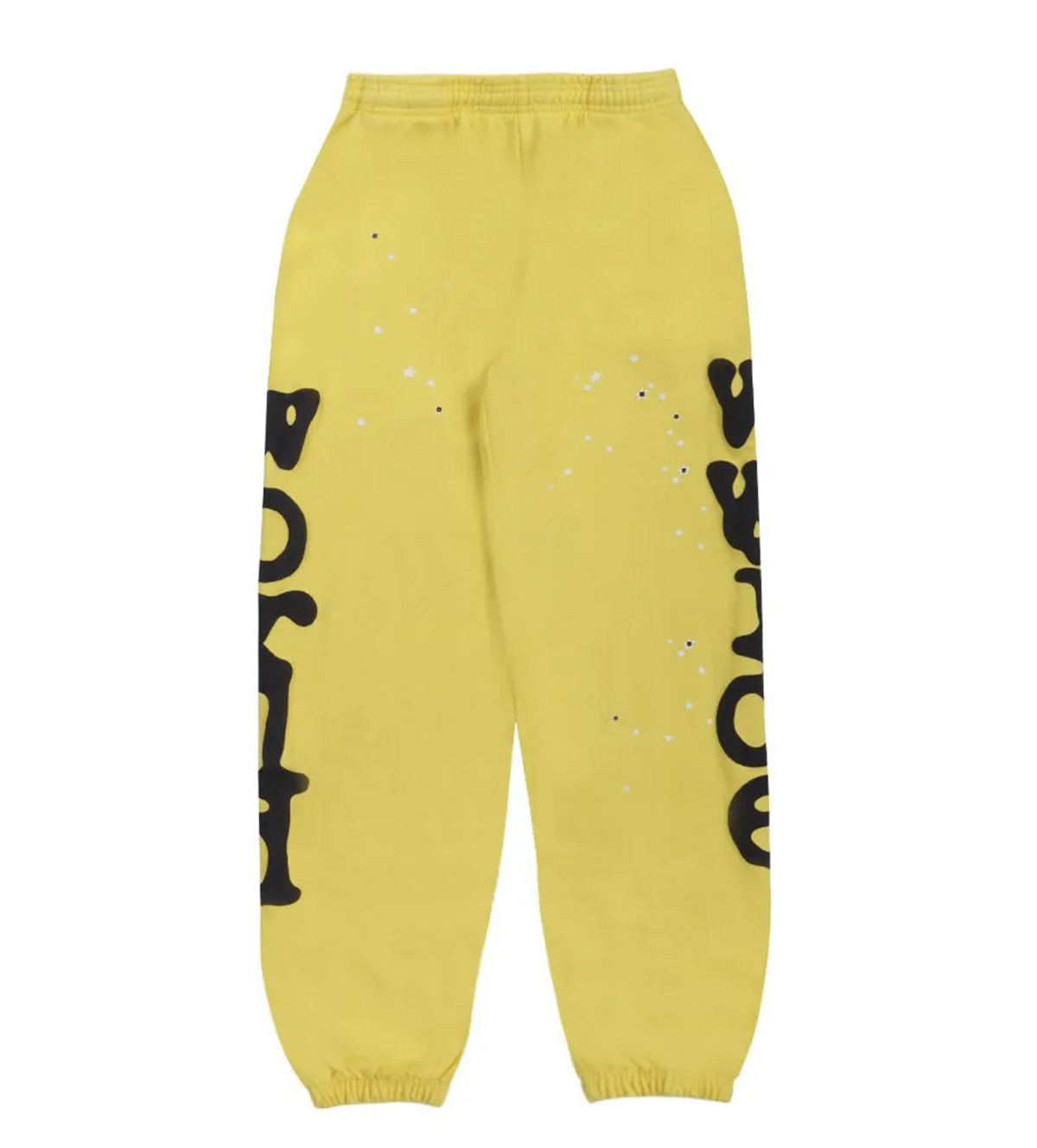 Sp5der Beluga Sweatpants Gold product image 1, provided for visual reference and product detail review