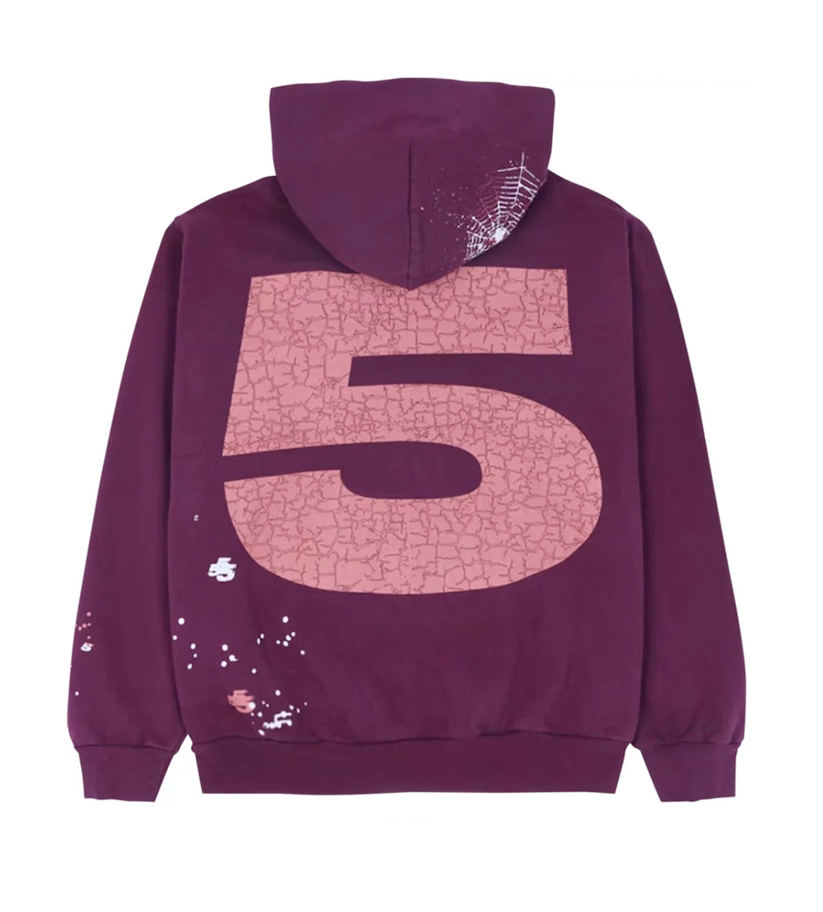Sp5der Nocturnal Highway Hoodie Dark Purple product image 1, provided for visual reference and product detail review