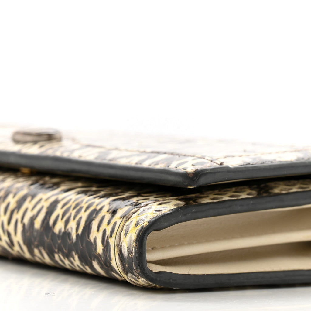 Snakeskin GG Ophidia Wallet On Chain Roccia product image 11, provided for visual reference and product detail review