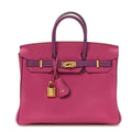 Togo Horseshoe Birkin 25 Rose Pourpre Cassis product image 1, provided for visual reference and product detail review