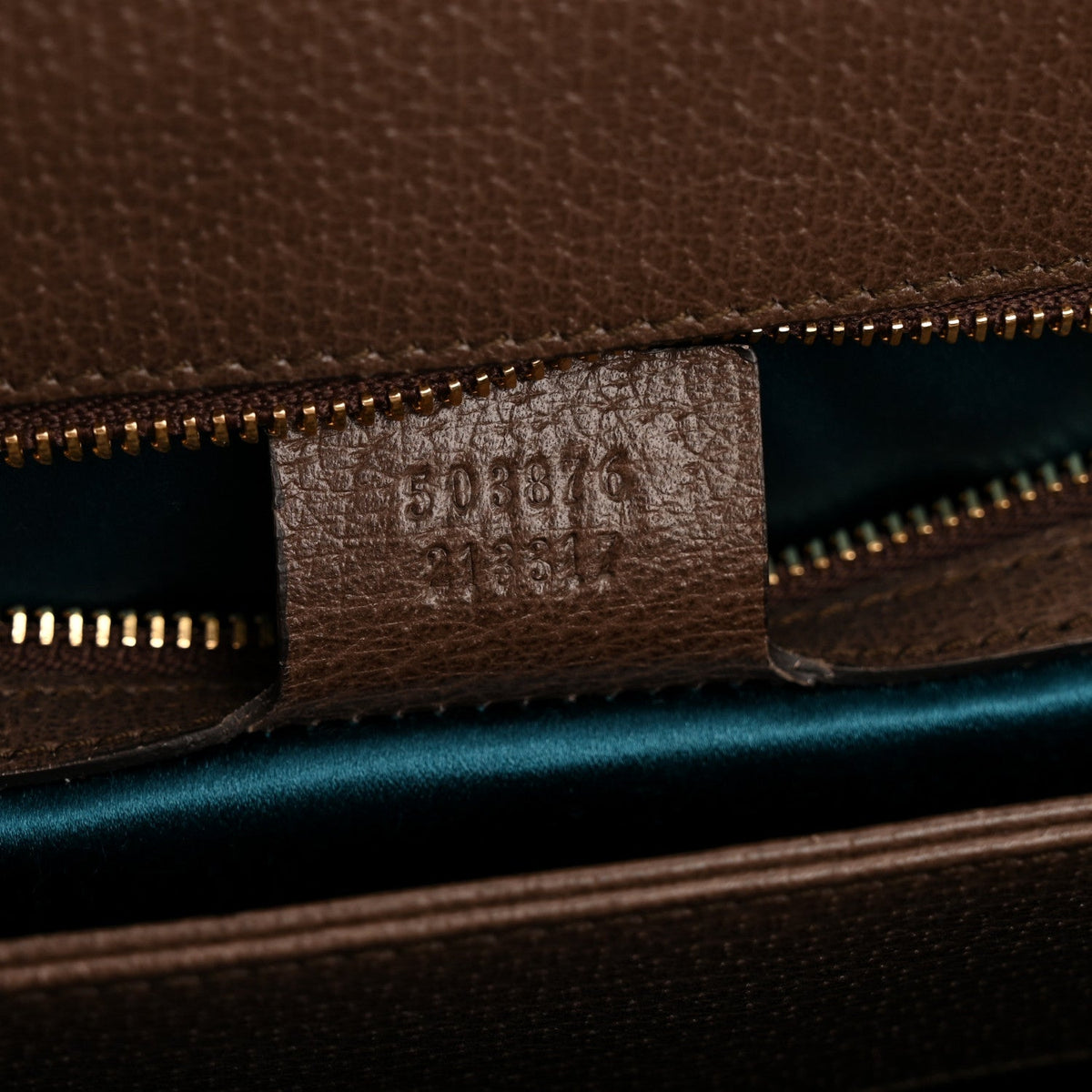 GG Supreme Monogram Web Medium Ophidia Chain Shoulder Bag Brown product image 7, provided for visual reference and product