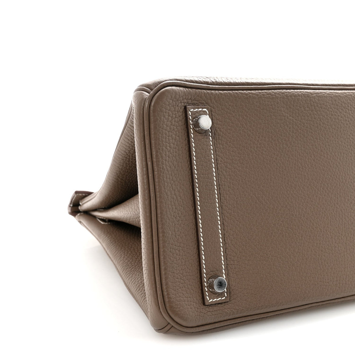 Taurillon Clemence Birkin 30 Etoupe product image 9, provided for visual reference and product detail review