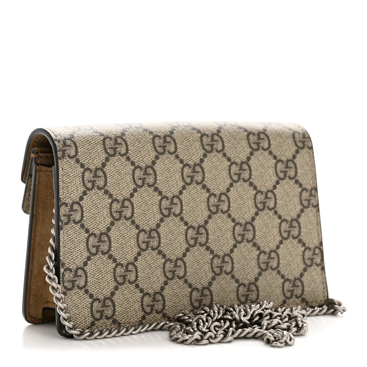 GG Supreme Monogram Super Mini Dionysus Shoulder Bag Taupe product image 3, provided for visual reference and product detail