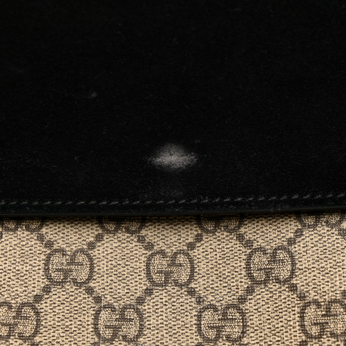 GG Supreme Monogram Medium Dionysus Shoulder Bag Black product image 16, provided for visual reference and product detail