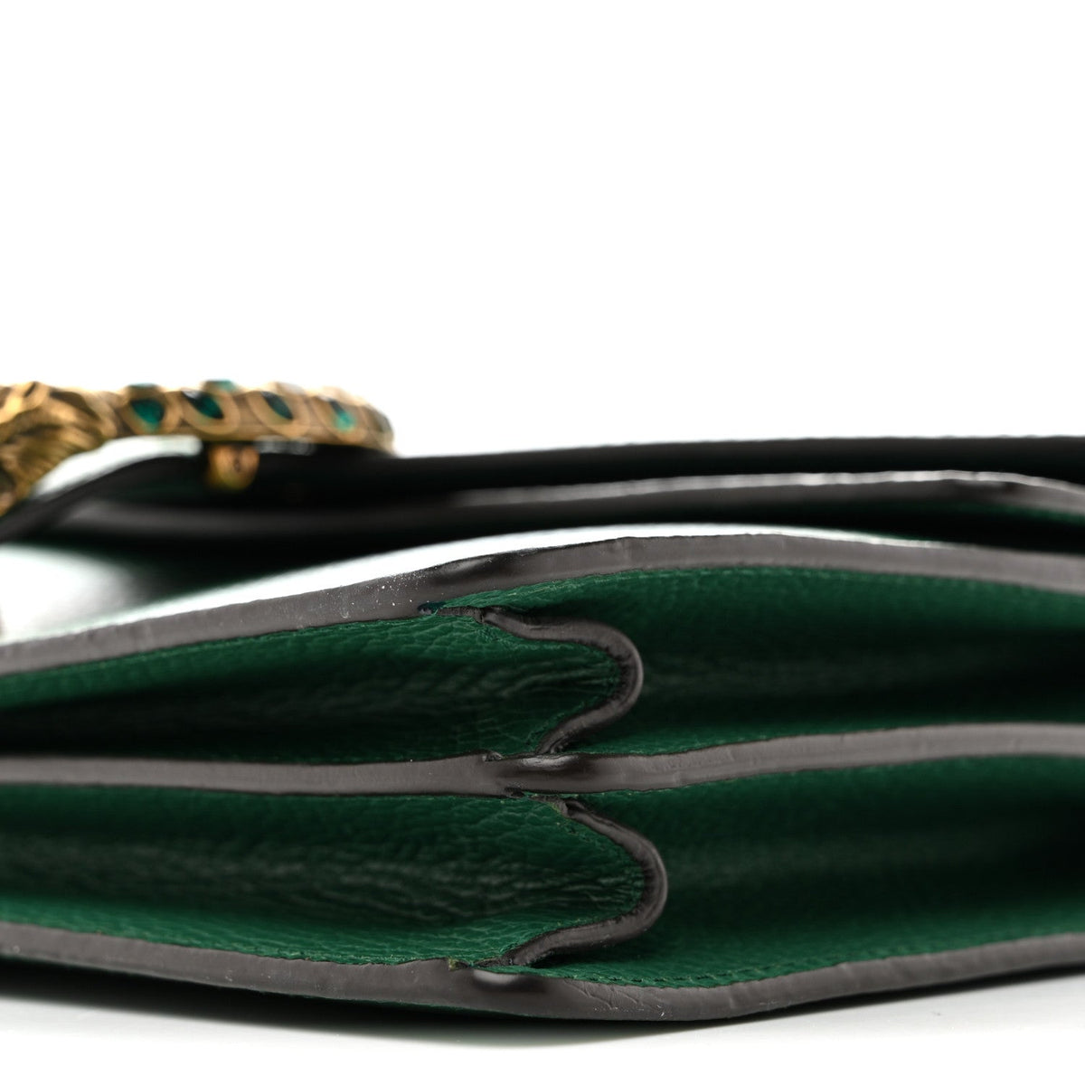 Dollar Calfskin Crystal Small Dionysus Shoulder Bag Emerald product image 10, provided for visual reference and product