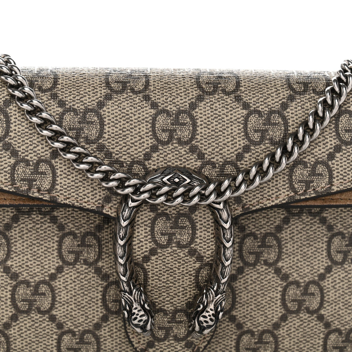 GG Supreme Monogram Super Mini Dionysus Shoulder Bag Taupe product image 8, provided for visual reference and product detail