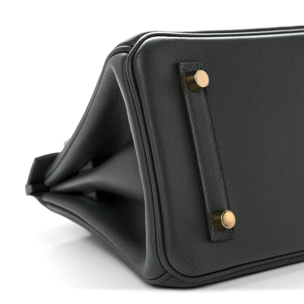 Evercolor Shoulder Birkin Light 29 Vert Mangrove product image 9, provided for visual reference and product detail review