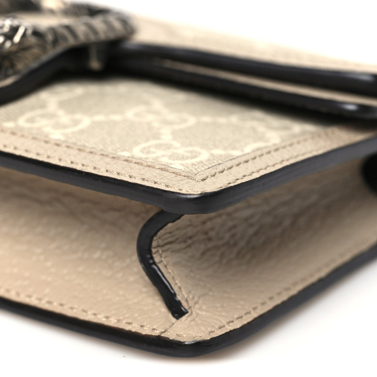 GG Supreme Monogram Textured Dollar Calfskin Super Mini Dionysus Shoulder Bag Beige Mystic White Oatmeal product image 10,