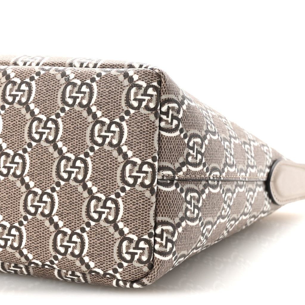 GG Shadow Monogram Super Mini Ophidia Shoulder Bag Taupe product image 9, provided for visual reference and product detail