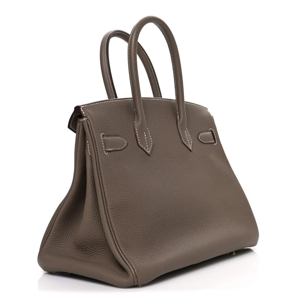 Togo Birkin 30 Etoupe product image 3, provided for visual reference and product detail review