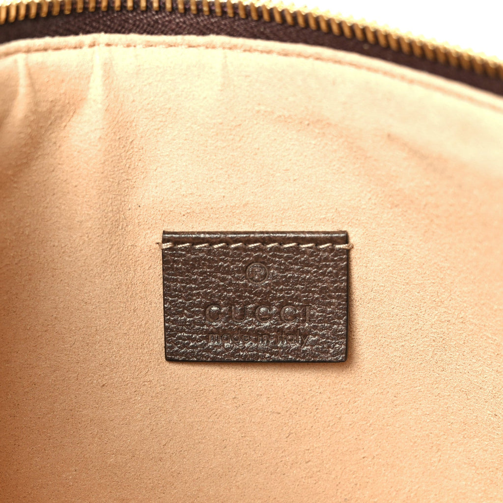 GG Supreme Monogram Large Ophidia Pouch Clutch Brown product image 6, provided for visual reference and product detail review