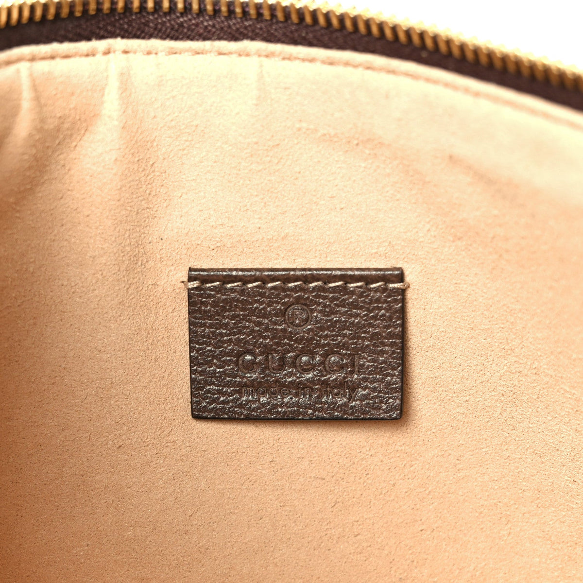 GG Supreme Monogram Large Ophidia Pouch Clutch Brown product image 6, provided for visual reference and product detail review