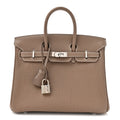 Togo Birkin 25 Etoupe product image 1, provided for visual reference and product detail review
