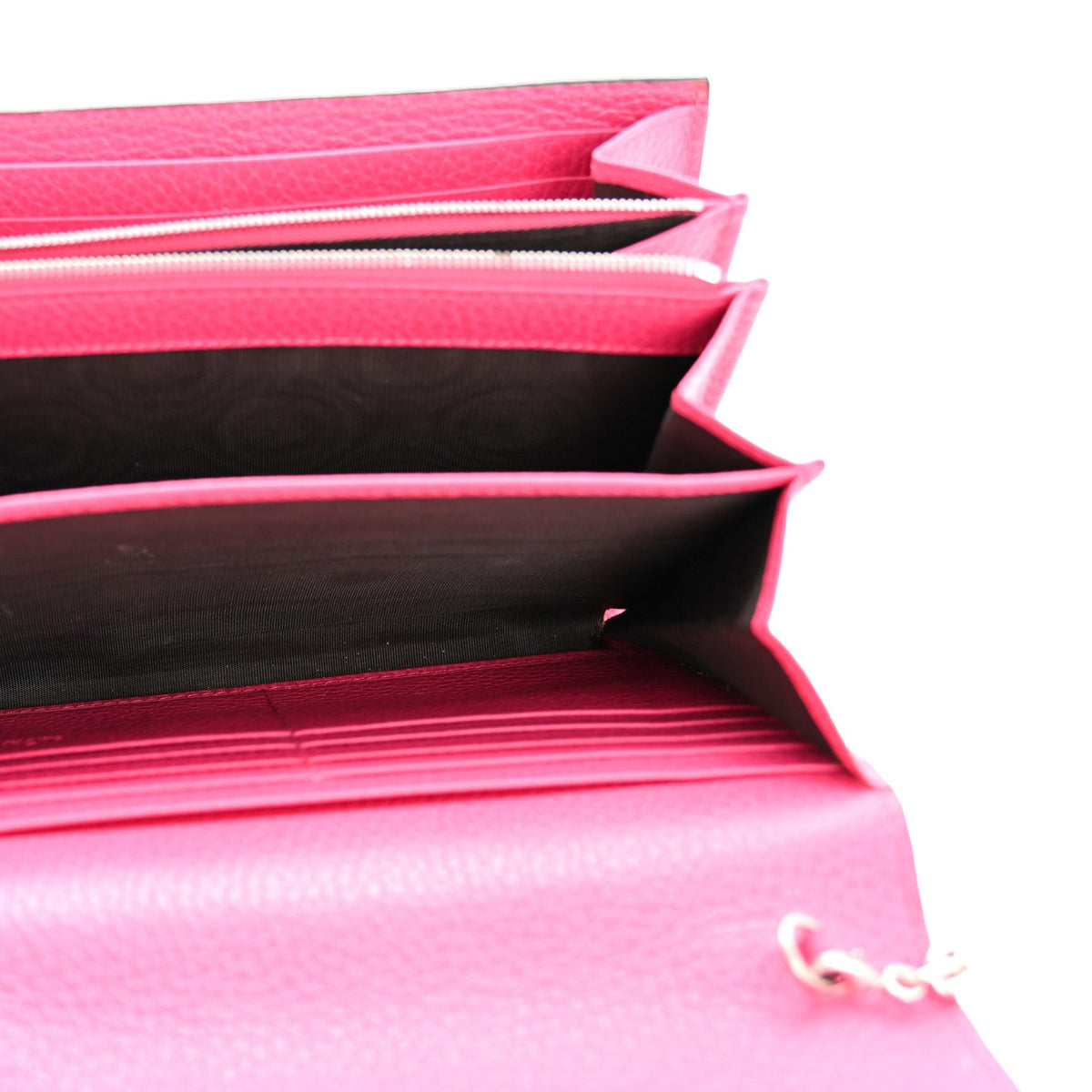 Dollar Calfskin Crystal Mini Dionysus Chain Wallet Box Pink product image 5, provided for visual reference and product