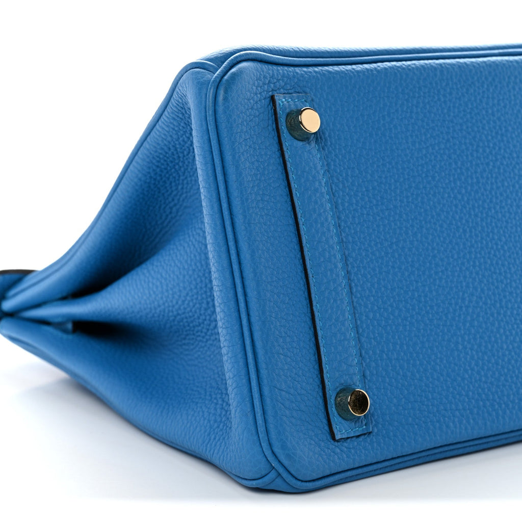 Togo Birkin 30 Bleu Zanzibar product image 9, provided for visual reference and product detail review