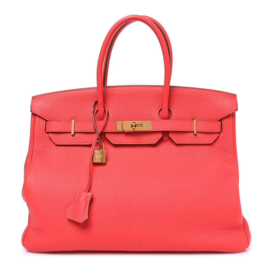 Togo BIRKIN 35 Rouge Pivoine product image 1, provided for visual reference and product detail review
