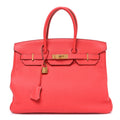 Togo BIRKIN 35 Rouge Pivoine product image 1, provided for visual reference and product detail review