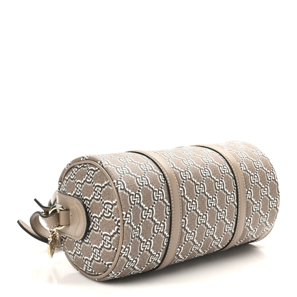 GG Shadow Monogram Ophidia Top Handle Bowler Bag Taupe product image 4, provided for visual reference and product detail