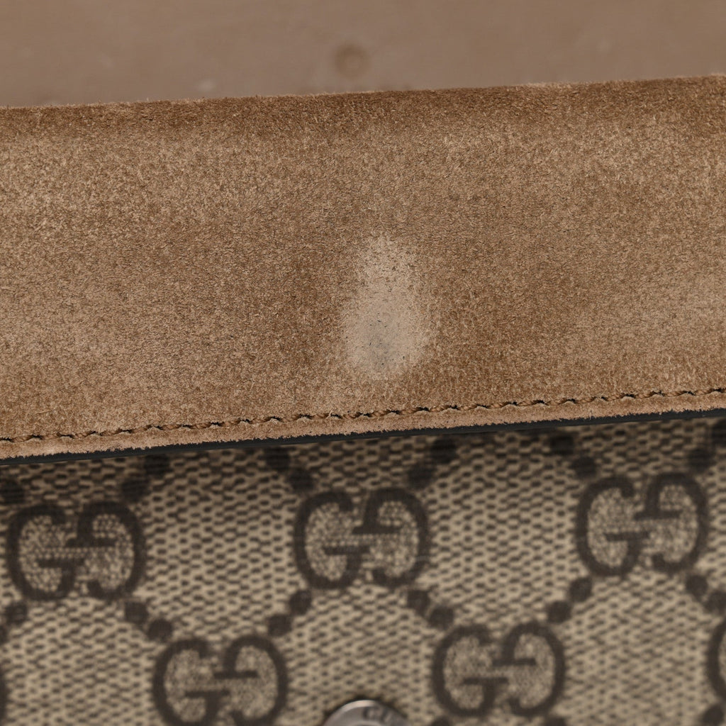 GG Supreme Monogram Super Mini Dionysus Shoulder Bag Taupe product image 6, provided for visual reference and product detail