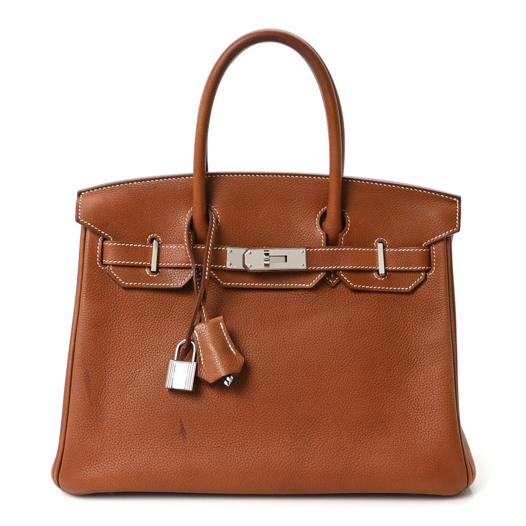 Natural Barenia Faubourg Birkin 30 Fauve product image 1, provided for visual reference and product detail review