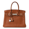 Natural Barenia Faubourg Birkin 30 Fauve product image 1, provided for visual reference and product detail review