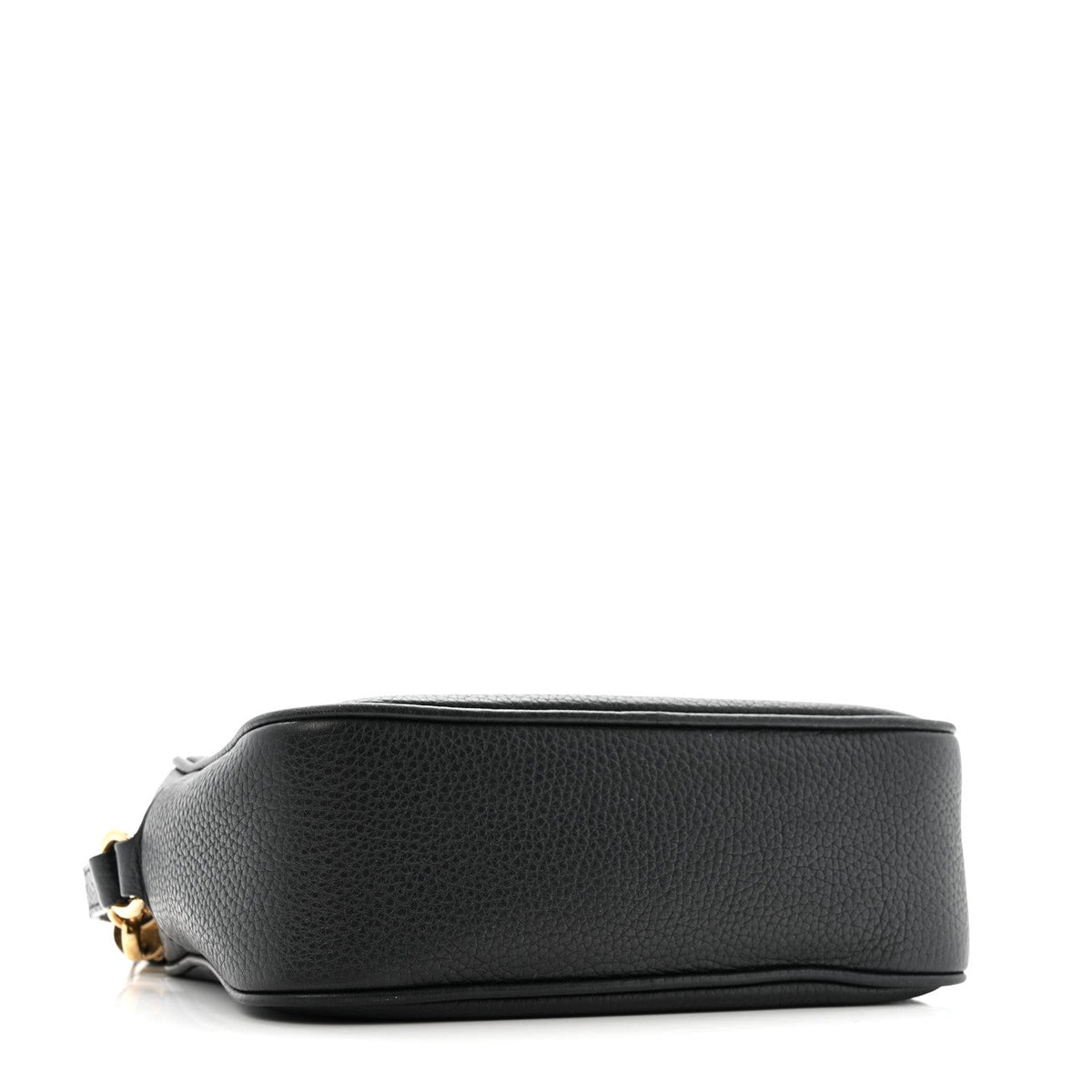 Pebbled Calfskin Small Soho Disco Bag Black product image 4, provided for visual reference and product detail review