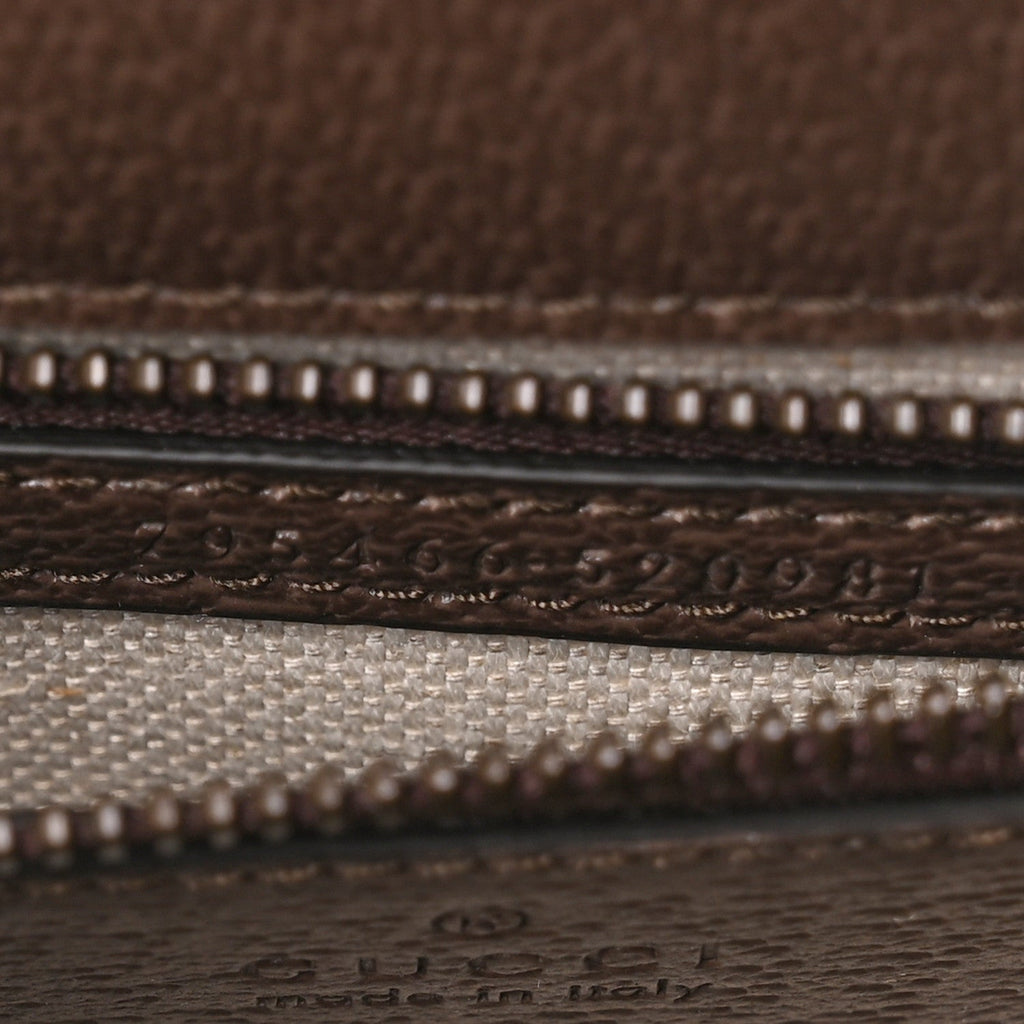 GG Supreme Monogram Web Mini Ophidia Flap Shoulder Bag Brown product image 7, provided for visual reference and product