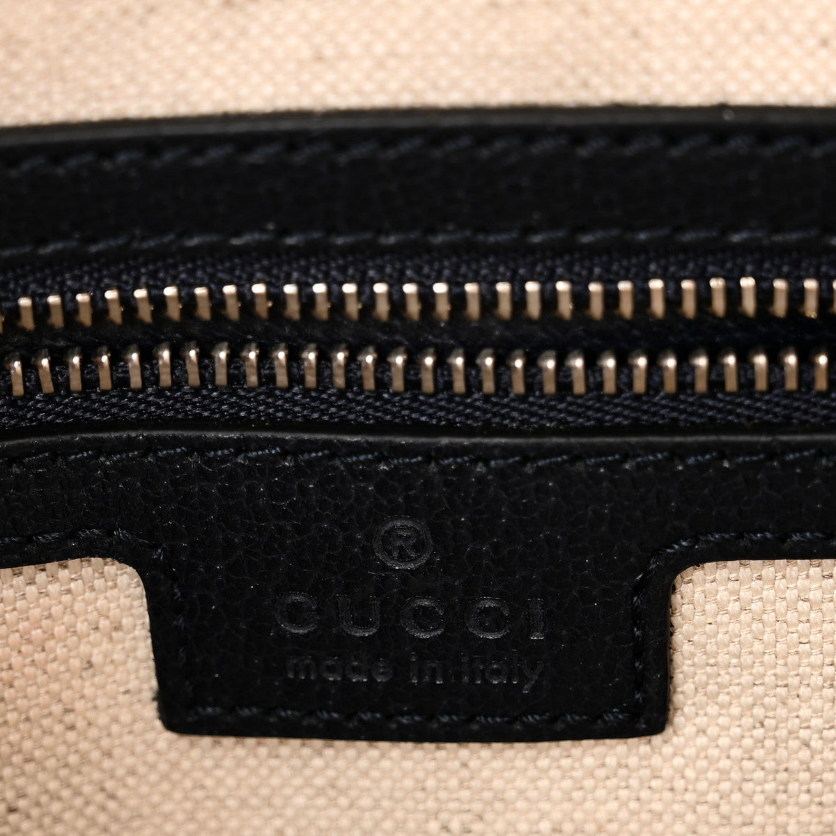 GG Supreme Monogram Web Medium Ophidia Top Handle Bag Beige Blue product image 6, provided for visual reference and product