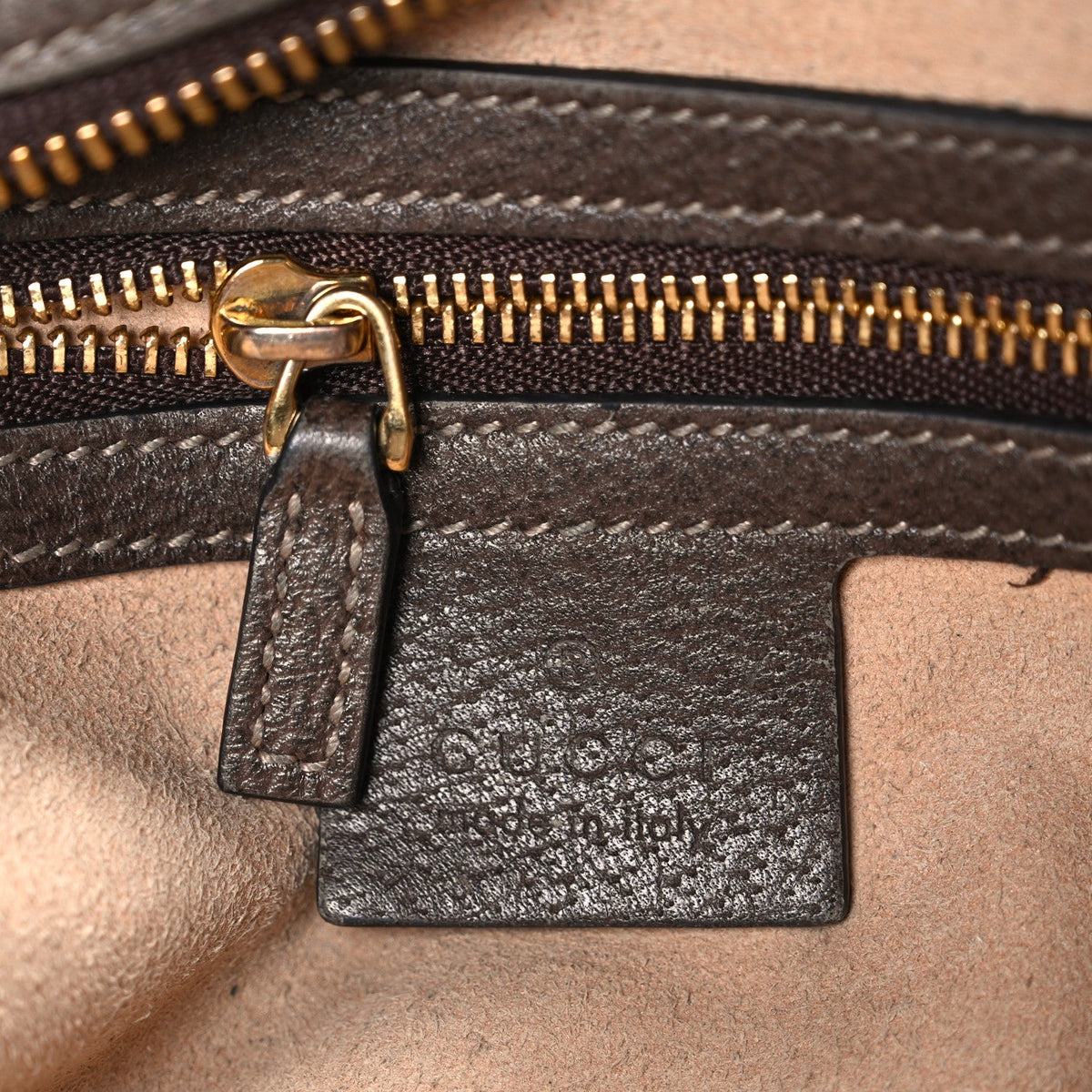 GG Supreme Monogram Web Small Ophidia Shoulder Bag Brown product image 6, provided for visual reference and product detail
