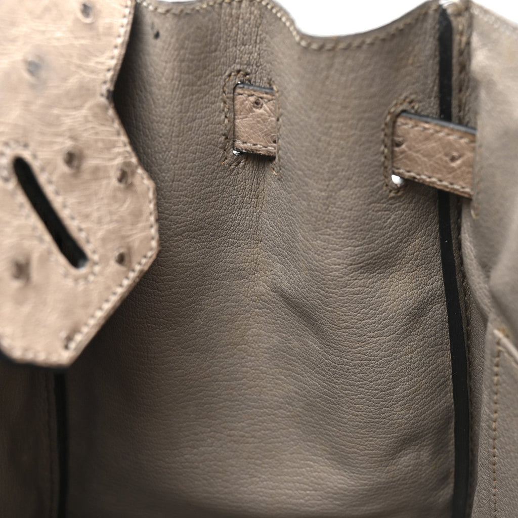 Ostrich Birkin 30 Mousse product image 16, provided for visual reference and product detail review