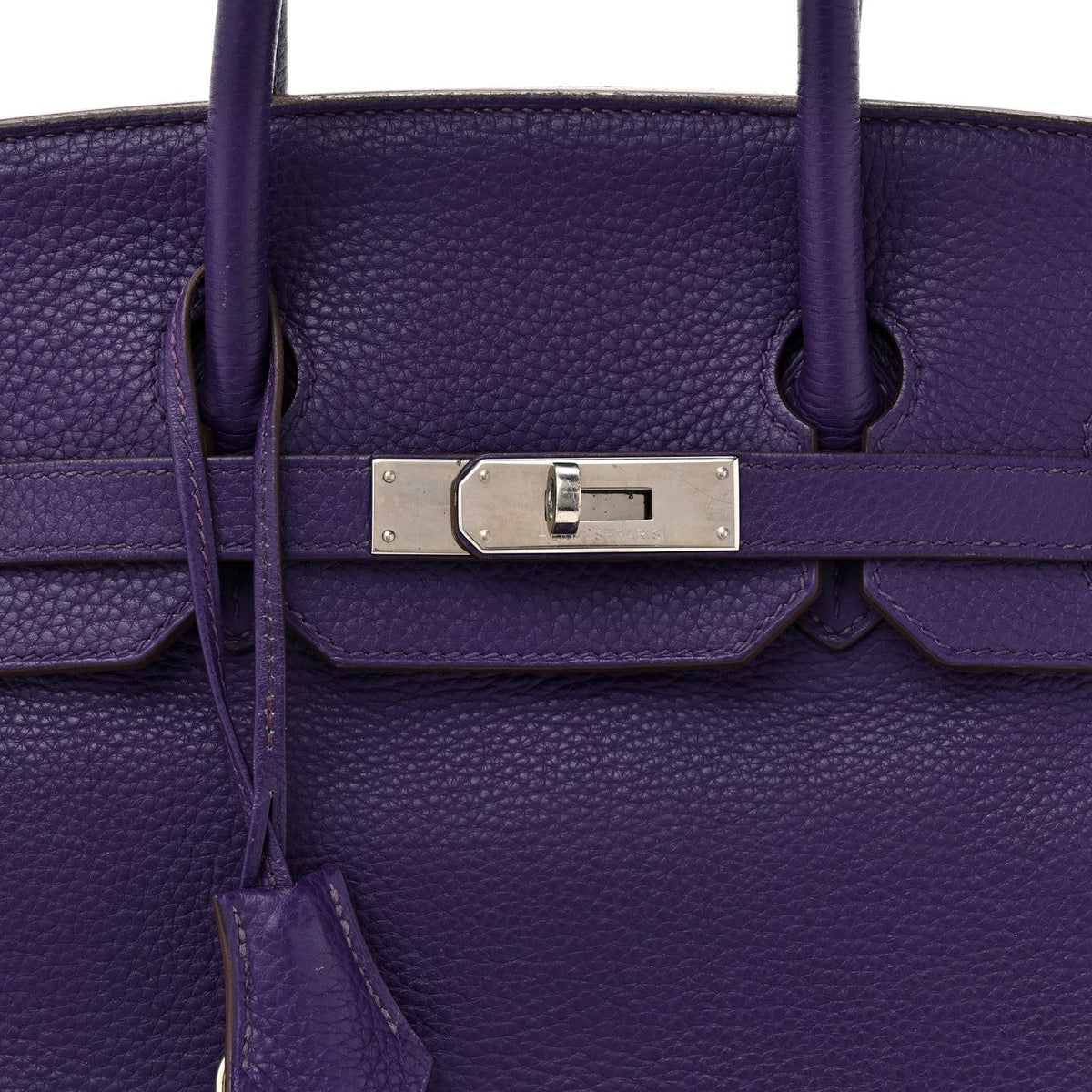 Taurillon Clemence Birkin 35 Iris product image 7, provided for visual reference and product detail review
