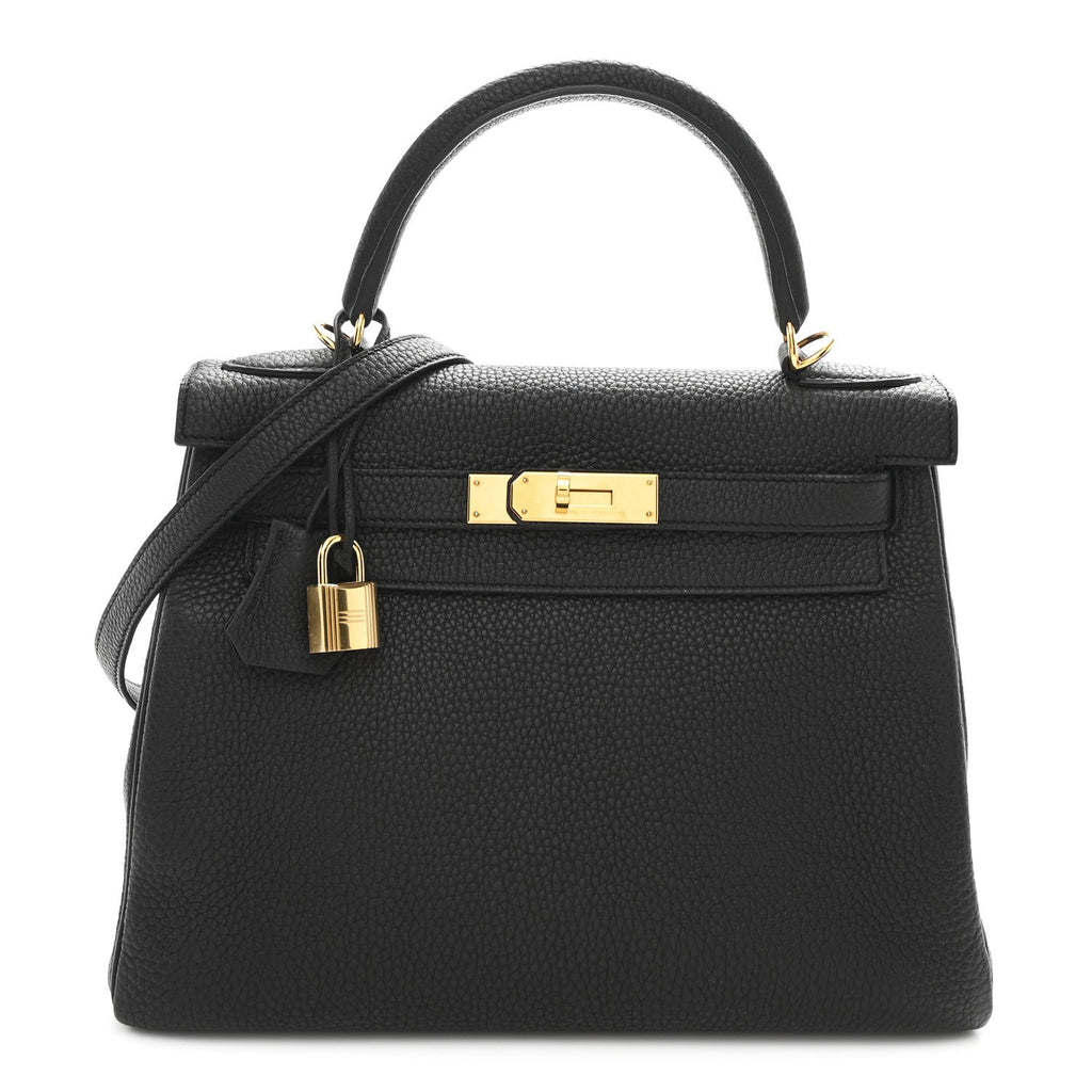 Togo Kelly Retourne 28 Black product image 1, provided for visual reference and product detail review