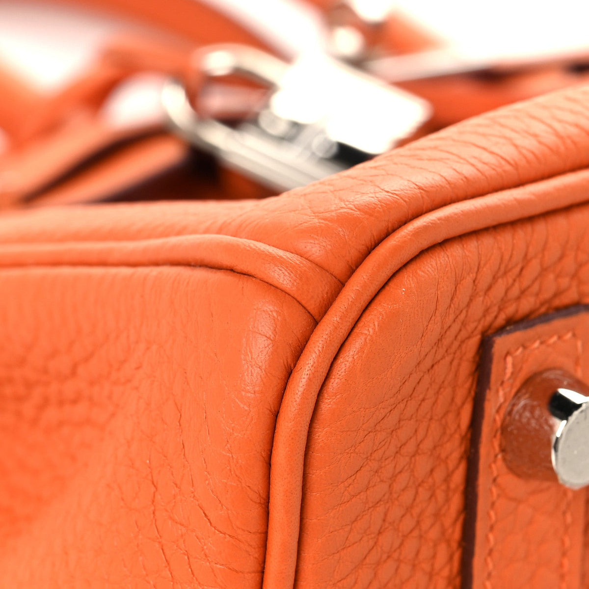 Togo Birkin 25 Orange product image 8, provided for visual reference and product detail review