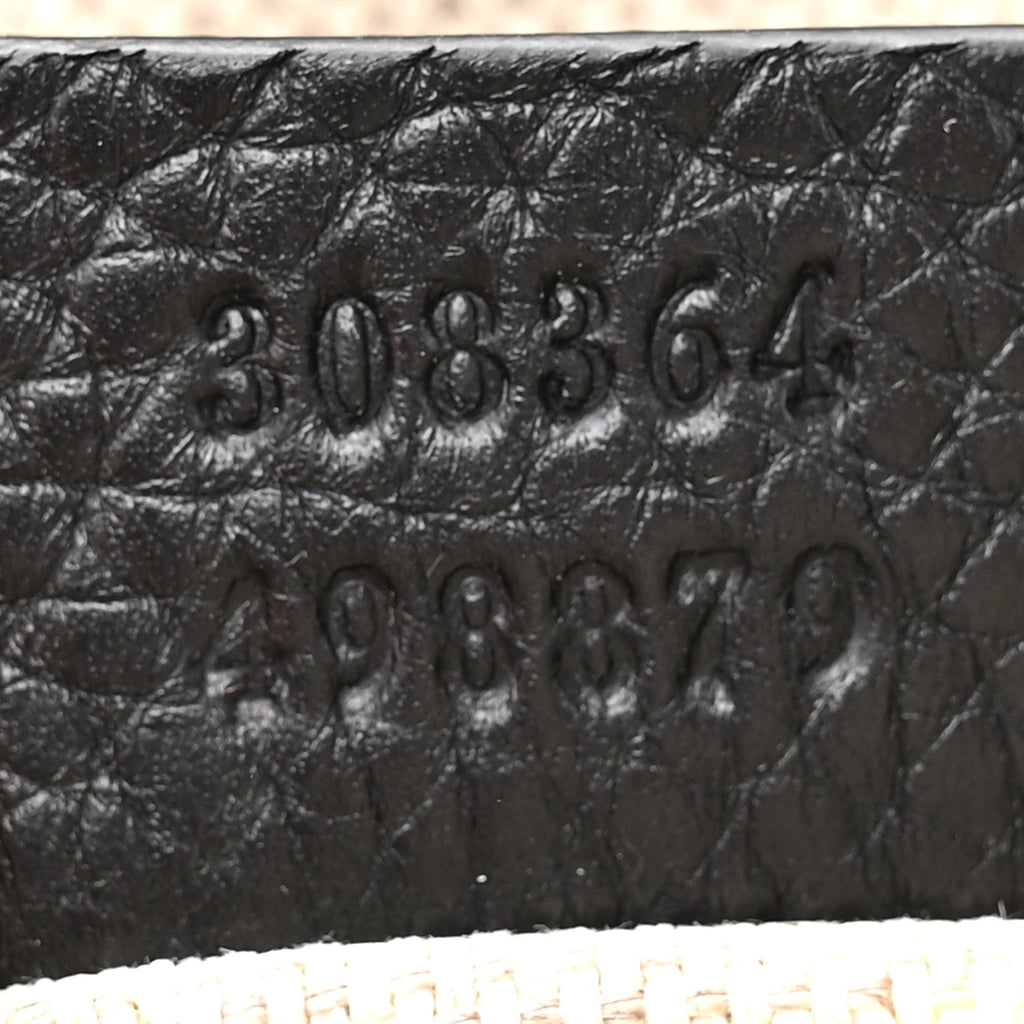 Pebbled Calfskin Small Soho Disco Bag Black product image 7, provided for visual reference and product detail review