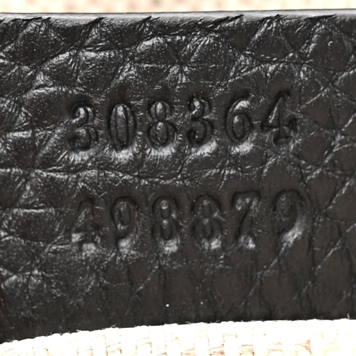 Pebbled Calfskin Small Soho Disco Bag Black product image 7, provided for visual reference and product detail review