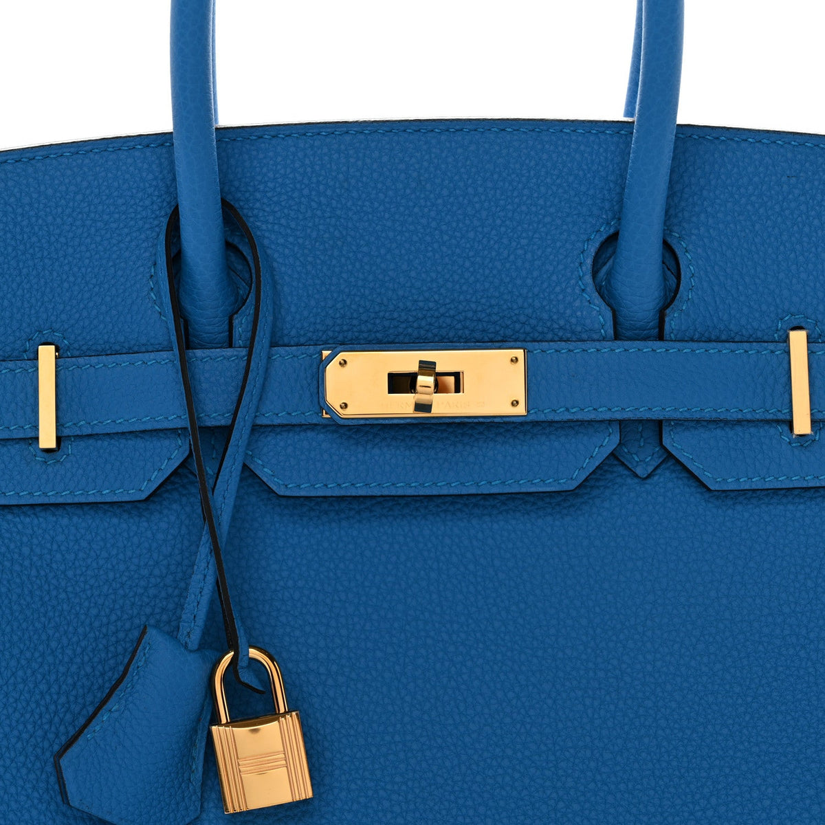 Togo Birkin 30 Bleu Zanzibar product image 8, provided for visual reference and product detail review