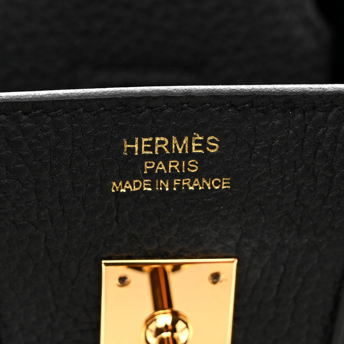 Togo Birkin 25 Black product image 6, provided for visual reference and product detail review