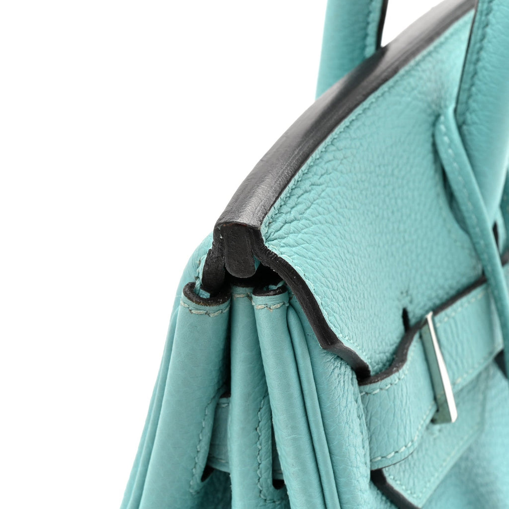 Togo BIRKIN 30 Bleu Atoll product image 13, provided for visual reference and product detail review