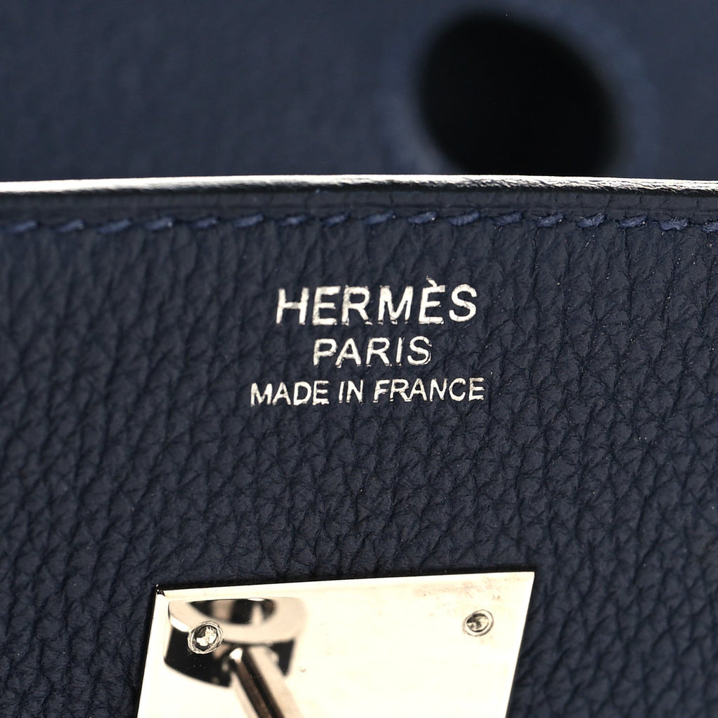 Togo Birkin 30 Bleu Nuit product image 5, provided for visual reference and product detail review