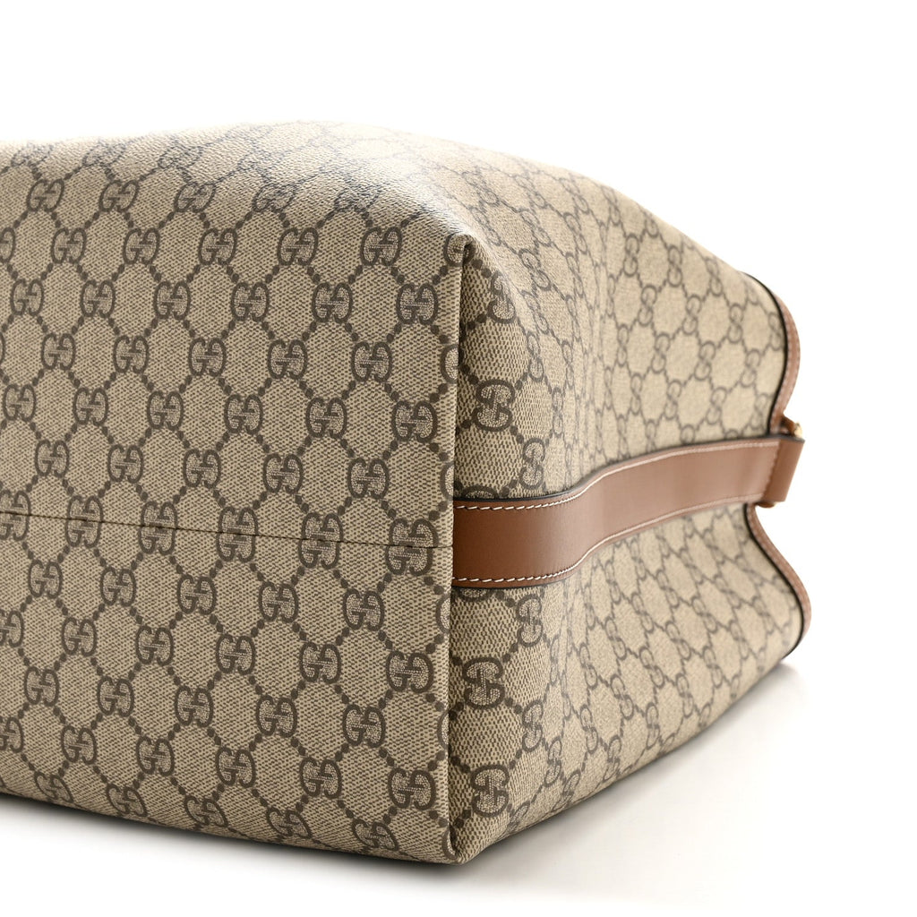 GG Icon Monogram Padlock Shoulder Bag Beige Dark Brown product image 10, provided for visual reference and product detail