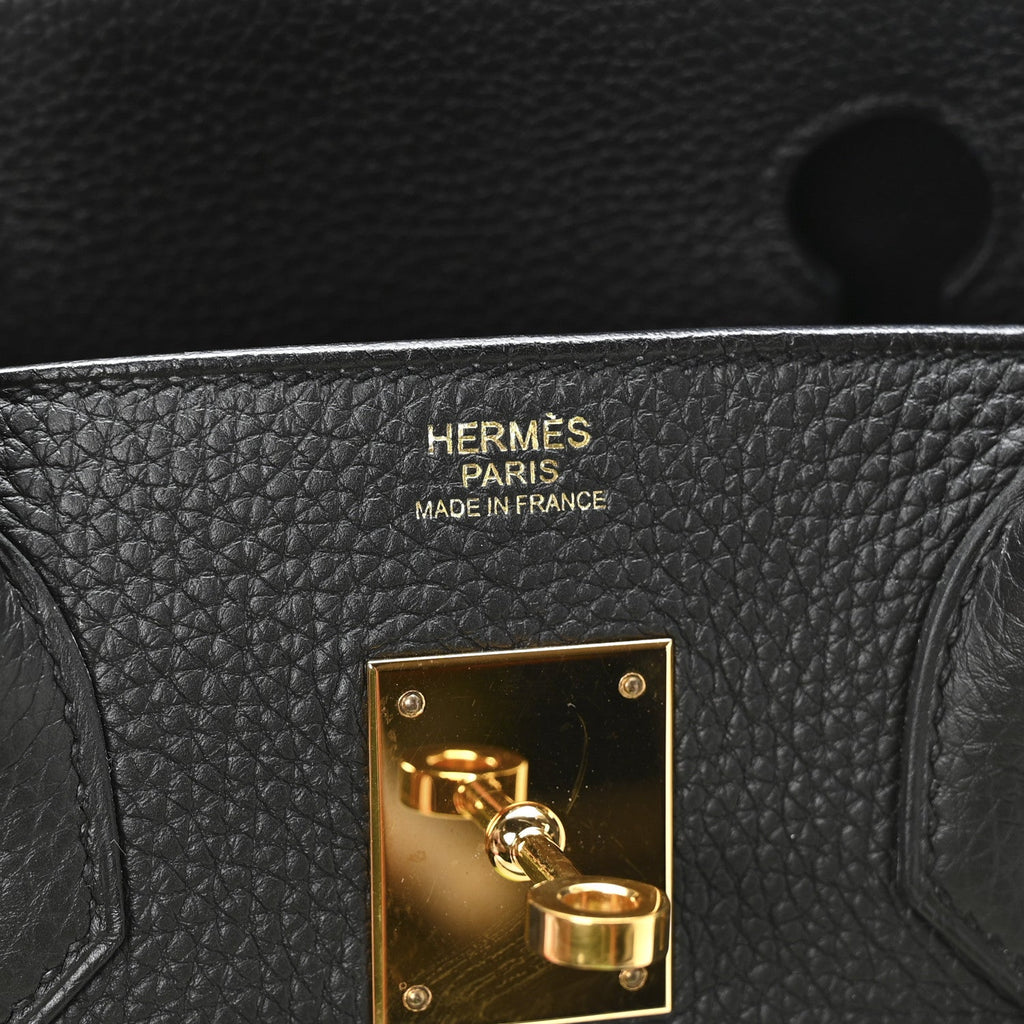 Togo BIRKIN 30 Black product image 6, provided for visual reference and product detail review