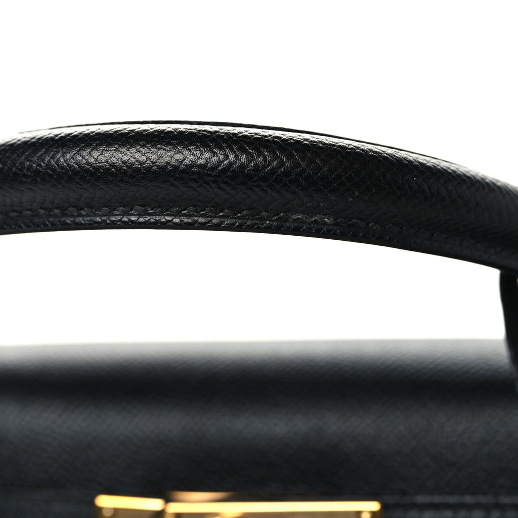 Epsom Kelly Sellier 28 Black product image 13, provided for visual reference and product detail review