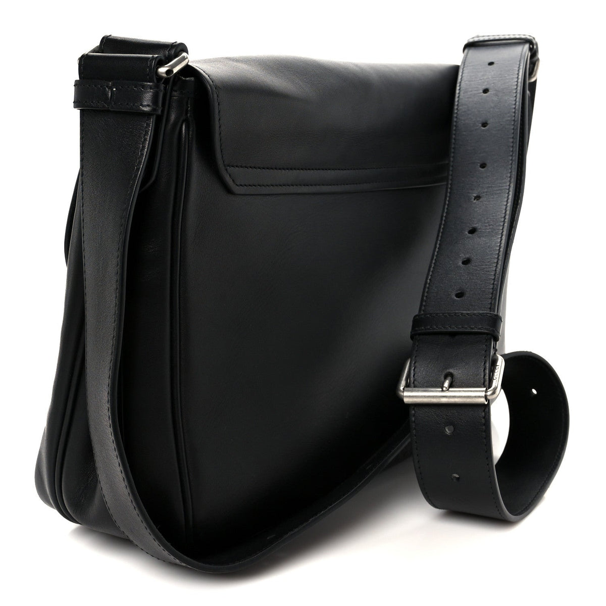 Calfskin Dionysus Messenger Bag Black product image 3, provided for visual reference and product detail review