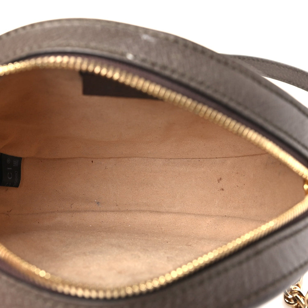 GG Supreme Monogram Web Mini Ophidia Round Shoulder Bag Brown product image 5, provided for visual reference and product
