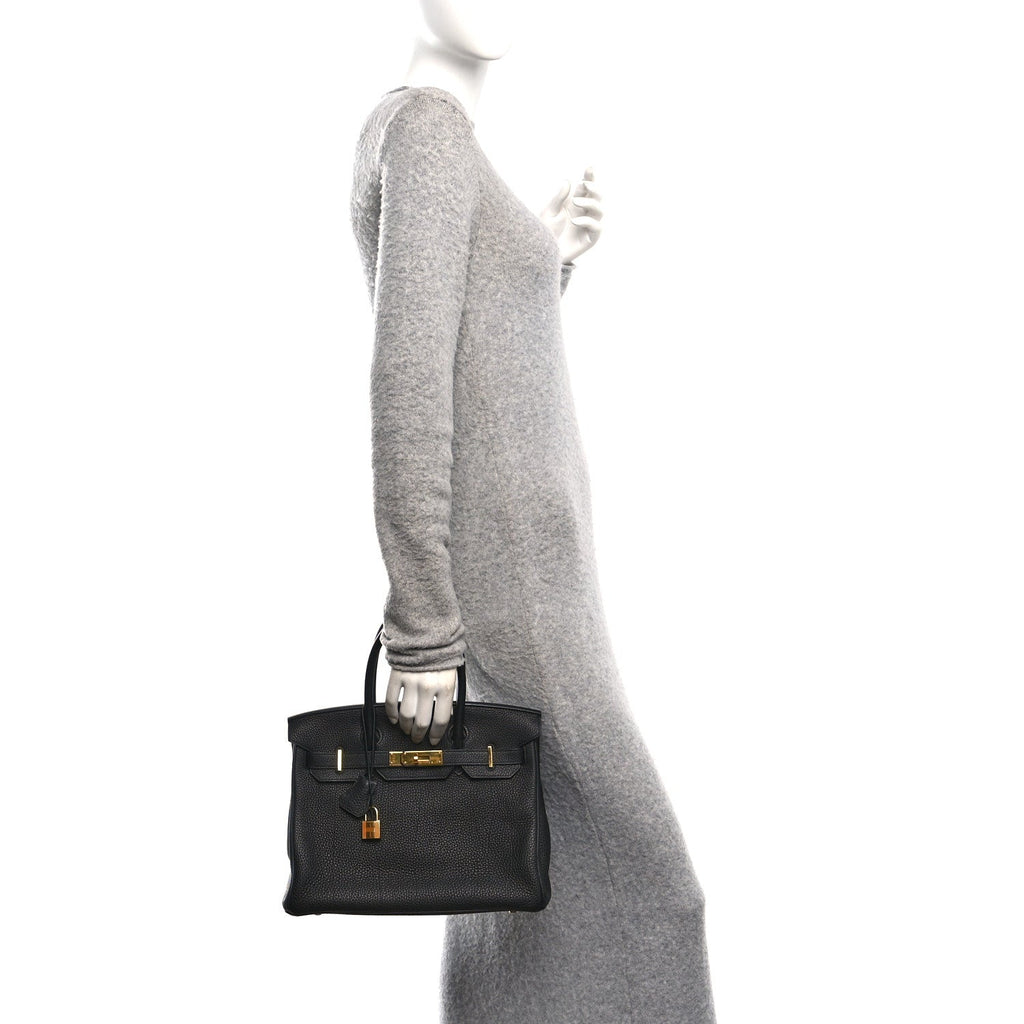 Togo BIRKIN 30 Black product image 2, provided for visual reference and product detail review
