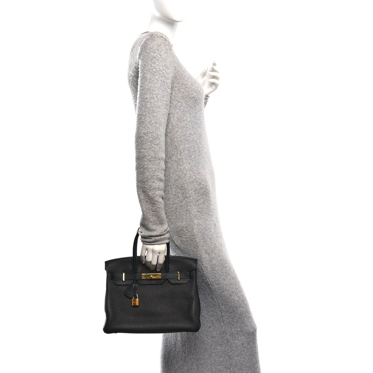Togo BIRKIN 30 Black product image 2, provided for visual reference and product detail review