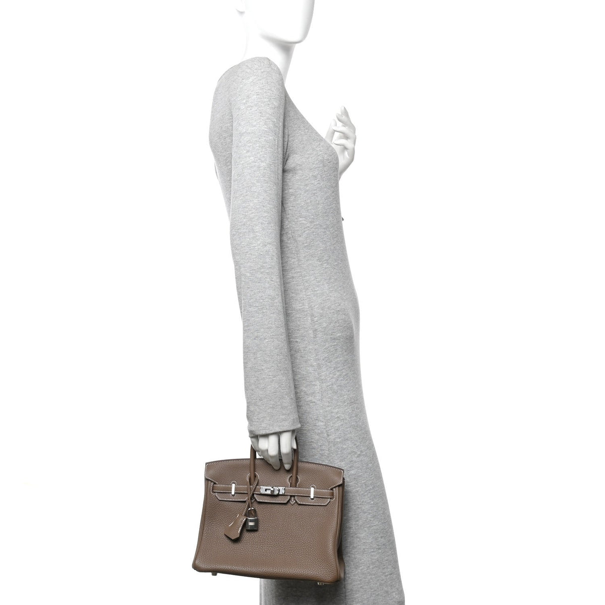 Togo Birkin 25 Etoupe product image 2, provided for visual reference and product detail review