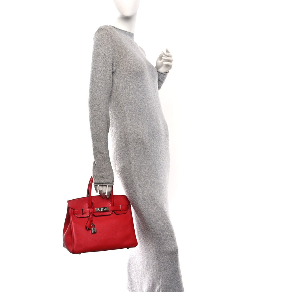 Epsom Birkin 30 Rouge Vif product image 2, provided for visual reference and product detail review