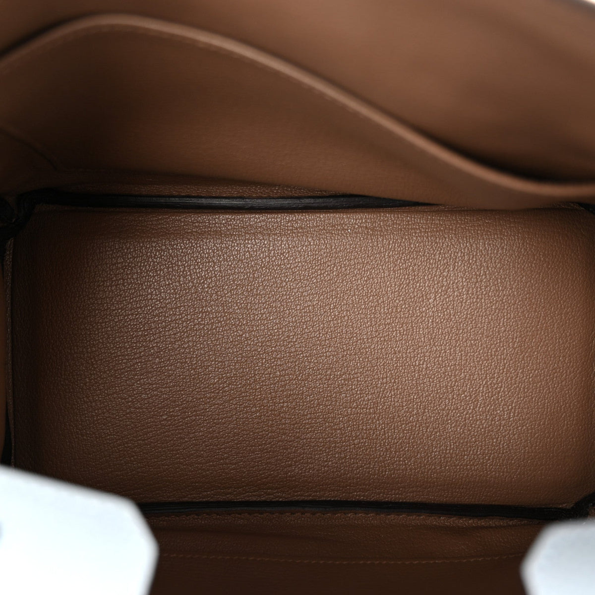 Togo Verso Birkin 25 Bleu Lin Chai product image 5, provided for visual reference and product detail review
