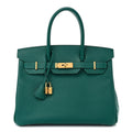 Epsom Birkin 30 Malachite product image 1, provided for visual reference and product detail review